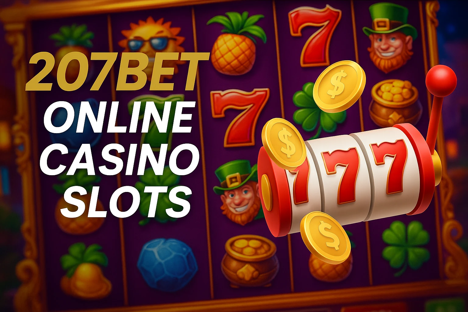 Explore o mundo das slot machines no 207BET Casino